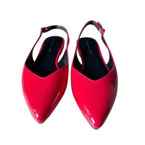 Madden Girl Red slingback flats size 7